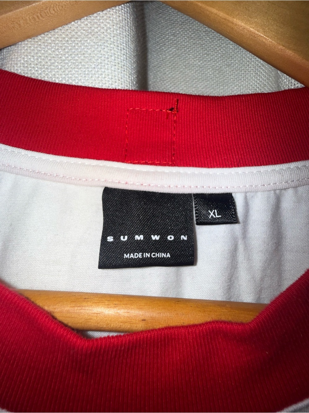 SUMWON IND White & Red Graphic Ringer Tee - Kids - Picture 3 of 4